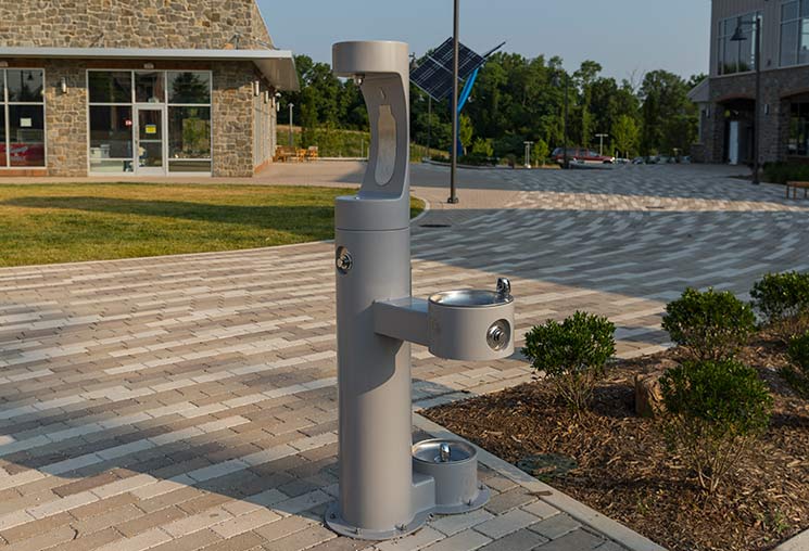 Drinking Fountain and Water Bottle Filler Clarksville Commons