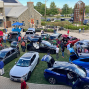 electric-cars-in-a-circle-at-clarksville-commons